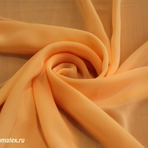 Ткань шифон однотонный цвет персиковый