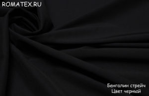 Ткань бенгалин цвет черный